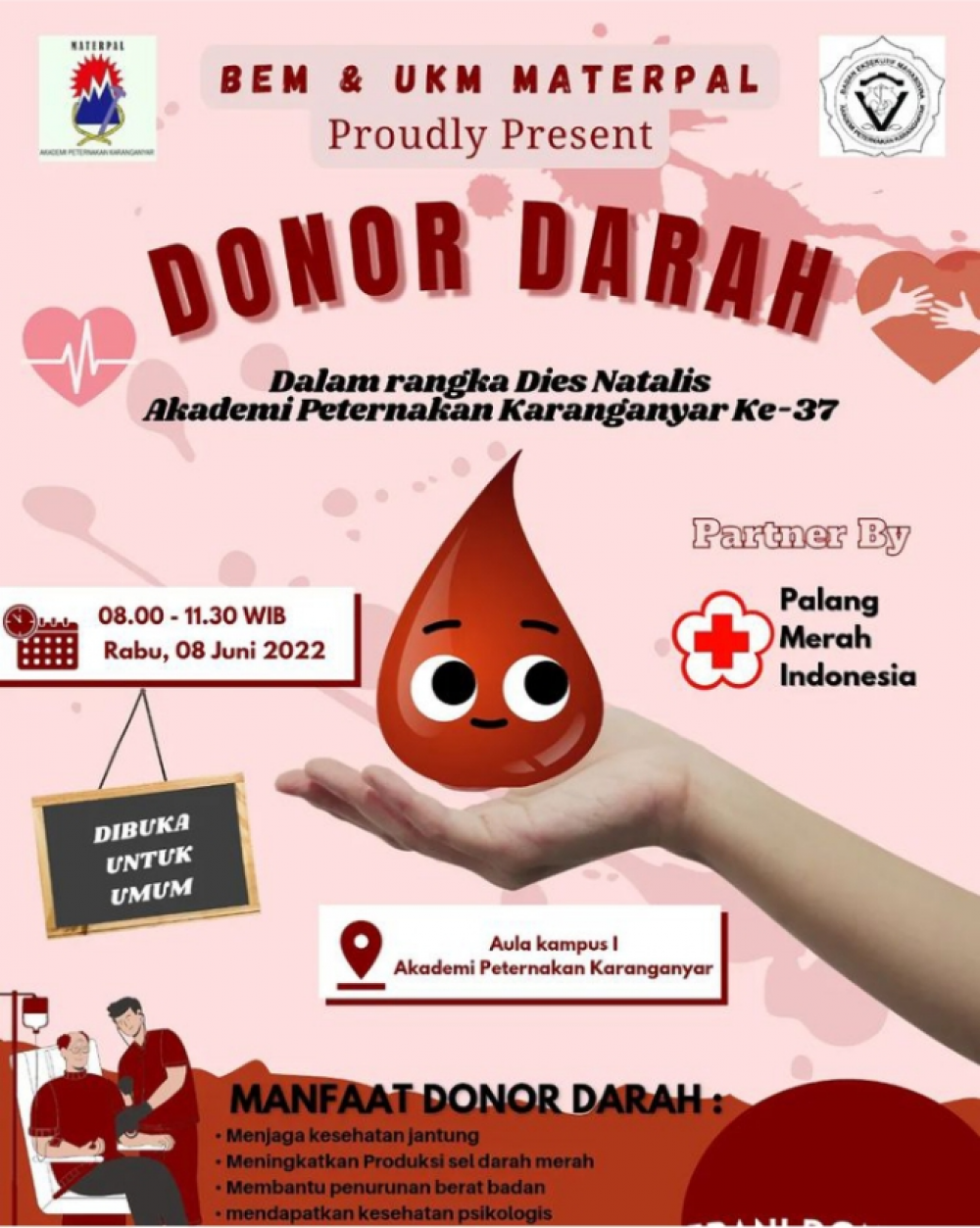 Donor Darah Dies Natalis Ke 37 Akademi Peternakan Karang Anyar