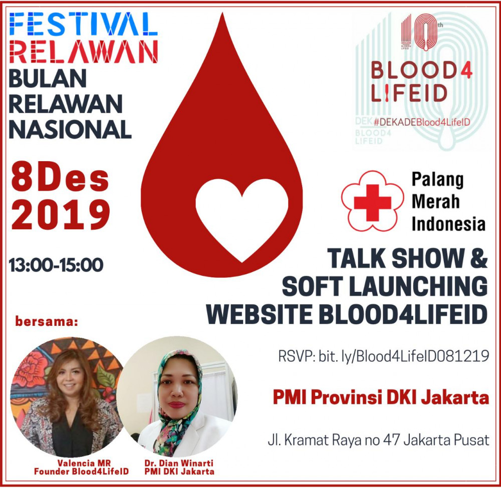 Talk Show & Soft Launching Website Blood4LifeID